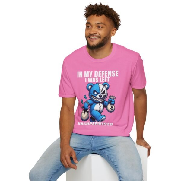 In My Defense I Was Left Unsupervised T-Shirt | Funny Meme Graphic Tee for Men & Women - Image 70