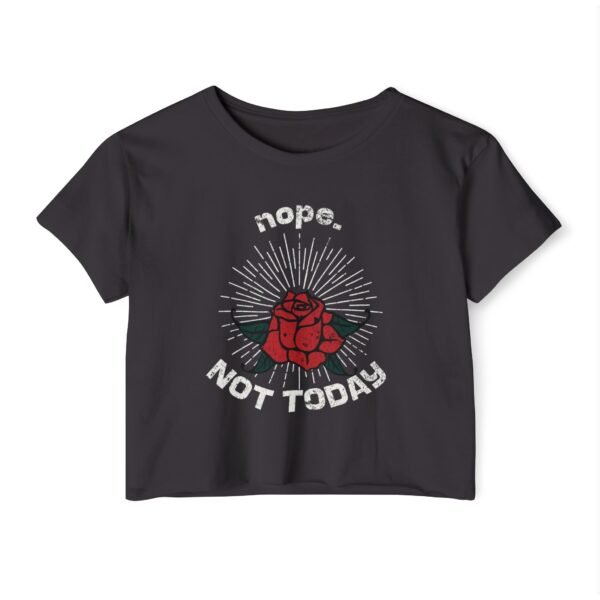 Women’s Festival Crop Top – Nope. Not Today Shirt | Trendy Graphic Crop Tee for Women, Plus Size, Casual Summer Outfit - Image 21