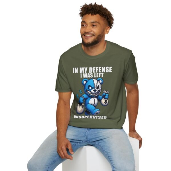 In My Defense I Was Left Unsupervised T-Shirt | Funny Meme Graphic Tee for Men & Women - Image 40