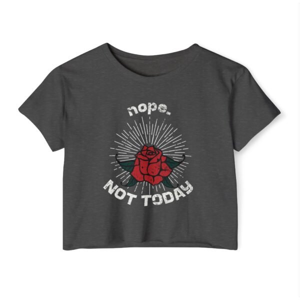 Women’s Festival Crop Top – Nope. Not Today Shirt | Trendy Graphic Crop Tee for Women, Plus Size, Casual Summer Outfit - Image 25