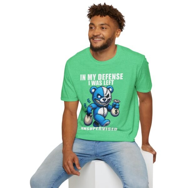 In My Defense I Was Left Unsupervised T-Shirt | Funny Meme Graphic Tee for Men & Women - Image 25