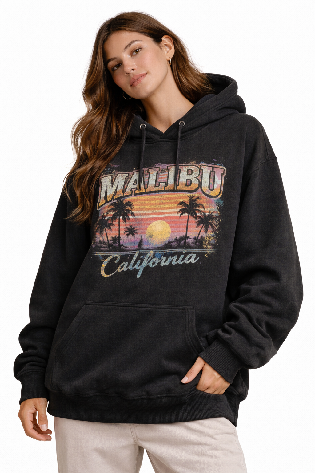 Vintage Malibu hoodie personalized design