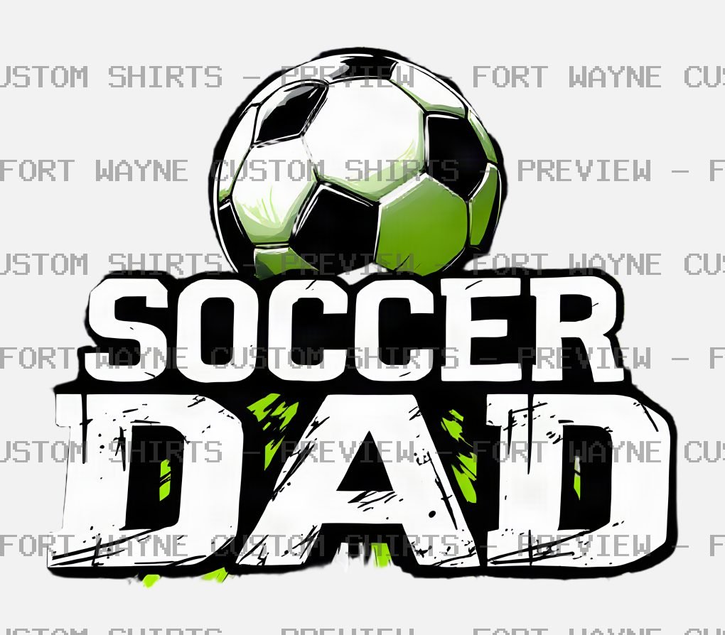 Soccer Dad Shirt SOCCER DAD Football Design Football t-shirt design, digital download preview