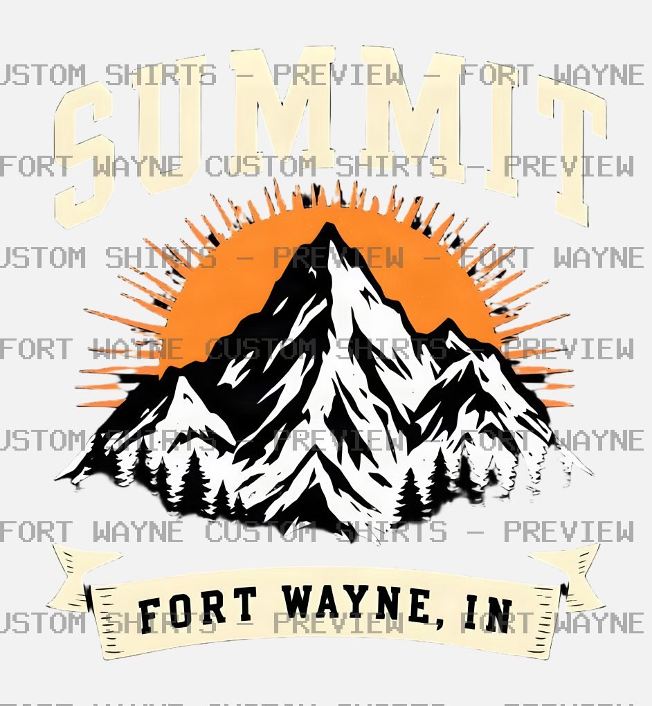 Fort Wayne Summit City Shirt Summit City Shirt Football t-shirt design, digital download preview