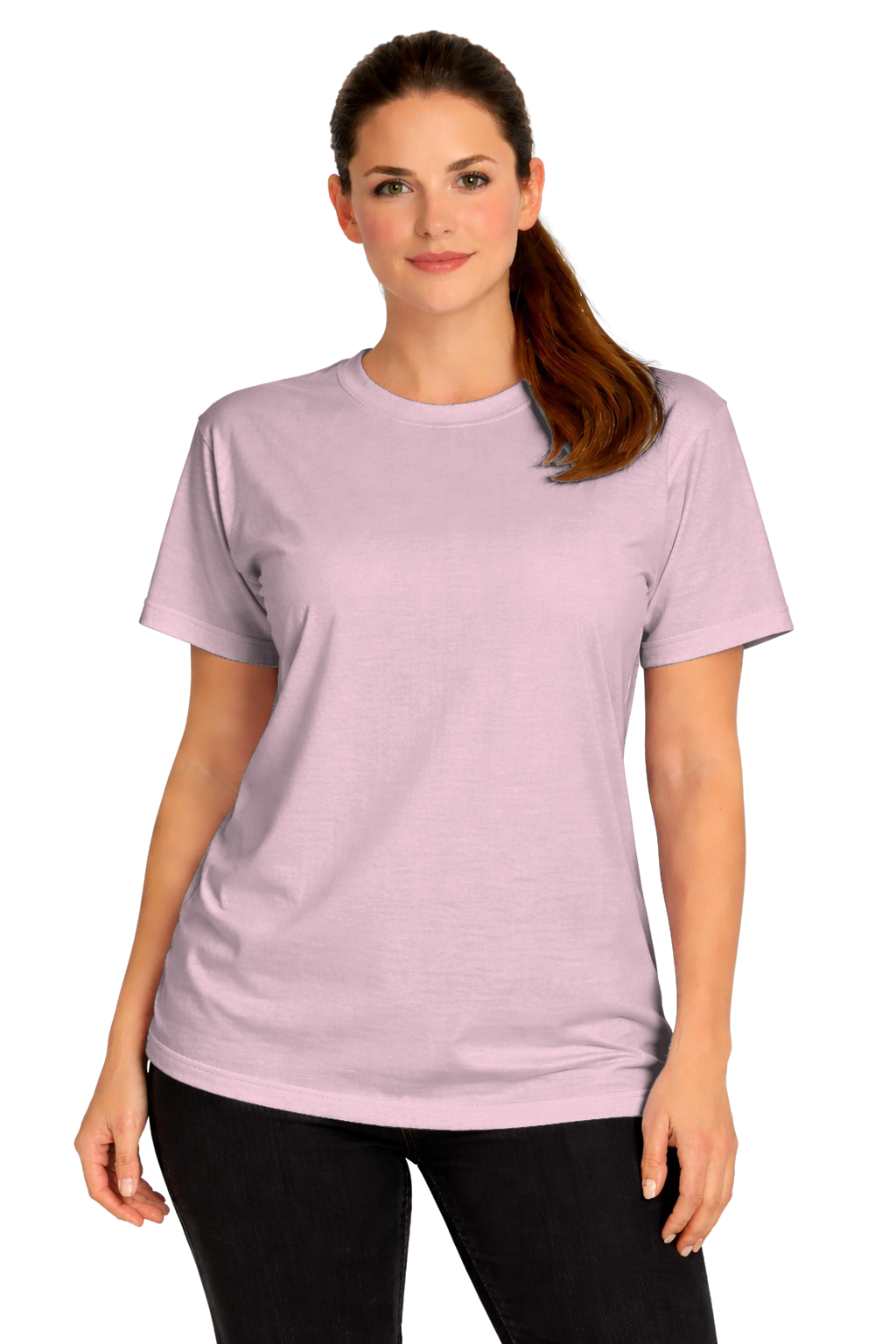 Light Pink custom t-shirt for women - Fort Wayne printing, front view