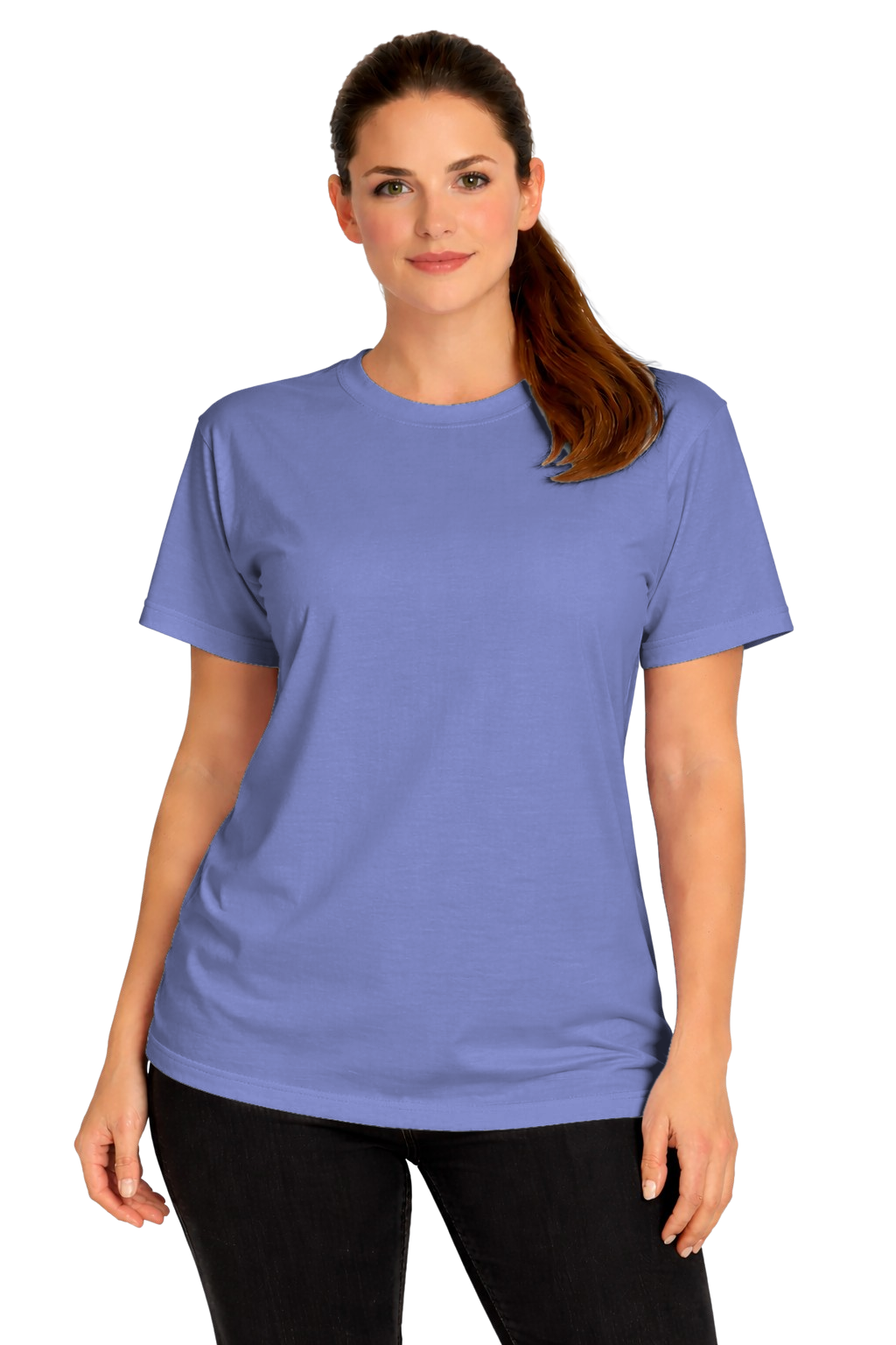 Violet custom t-shirt for women - Fort Wayne printing, front view